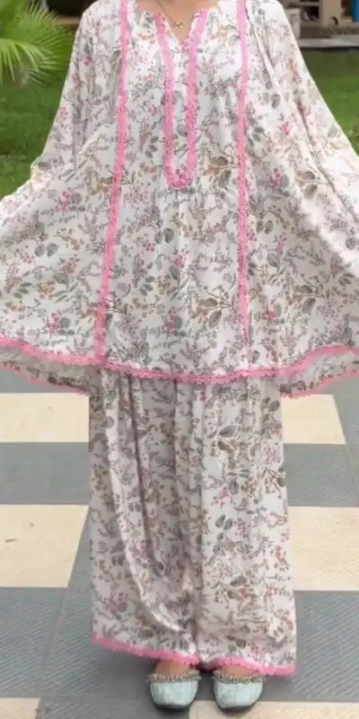 SRK 3180 Pink Natural Crep Lace Work & Digital Print Salwar Suit . Exclusive Offer ₹1949. Delivery 4-6 Working Days. Shop now. | Jump Suits, Salwar suit, Designer Suits, Casual Suits, Creative suits, Palazzo Suits, Party Wear Suits, Patiala Suits, Straight Suits