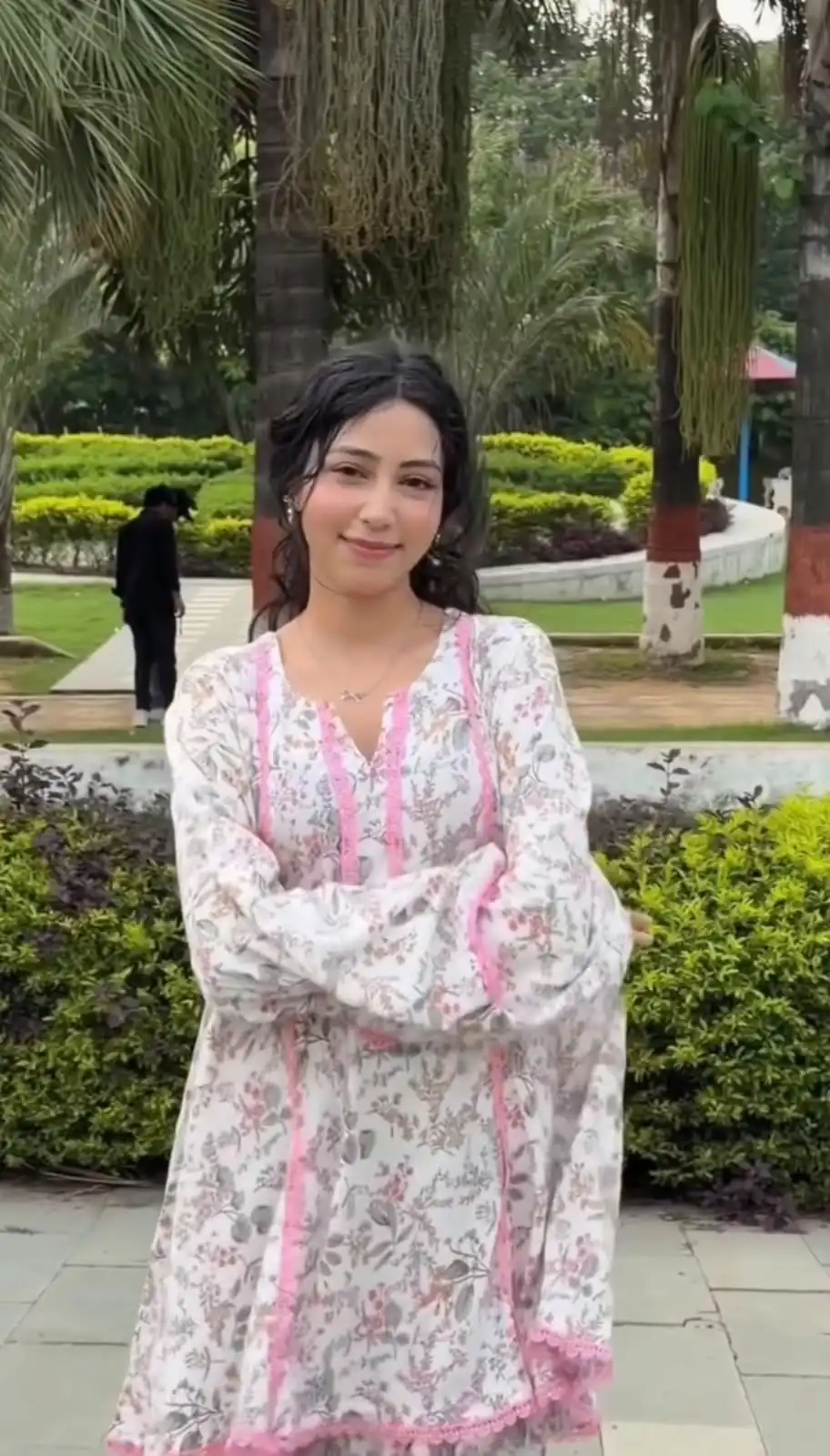 SRK 3180 Pink Natural Crep Lace Work & Digital Print Salwar Suit . Exclusive Offer ₹1949. Delivery 4-6 Working Days. Shop now. | Jump Suits, Salwar suit, Designer Suits, Casual Suits, Creative suits, Palazzo Suits, Party Wear Suits, Patiala Suits, Straight Suits