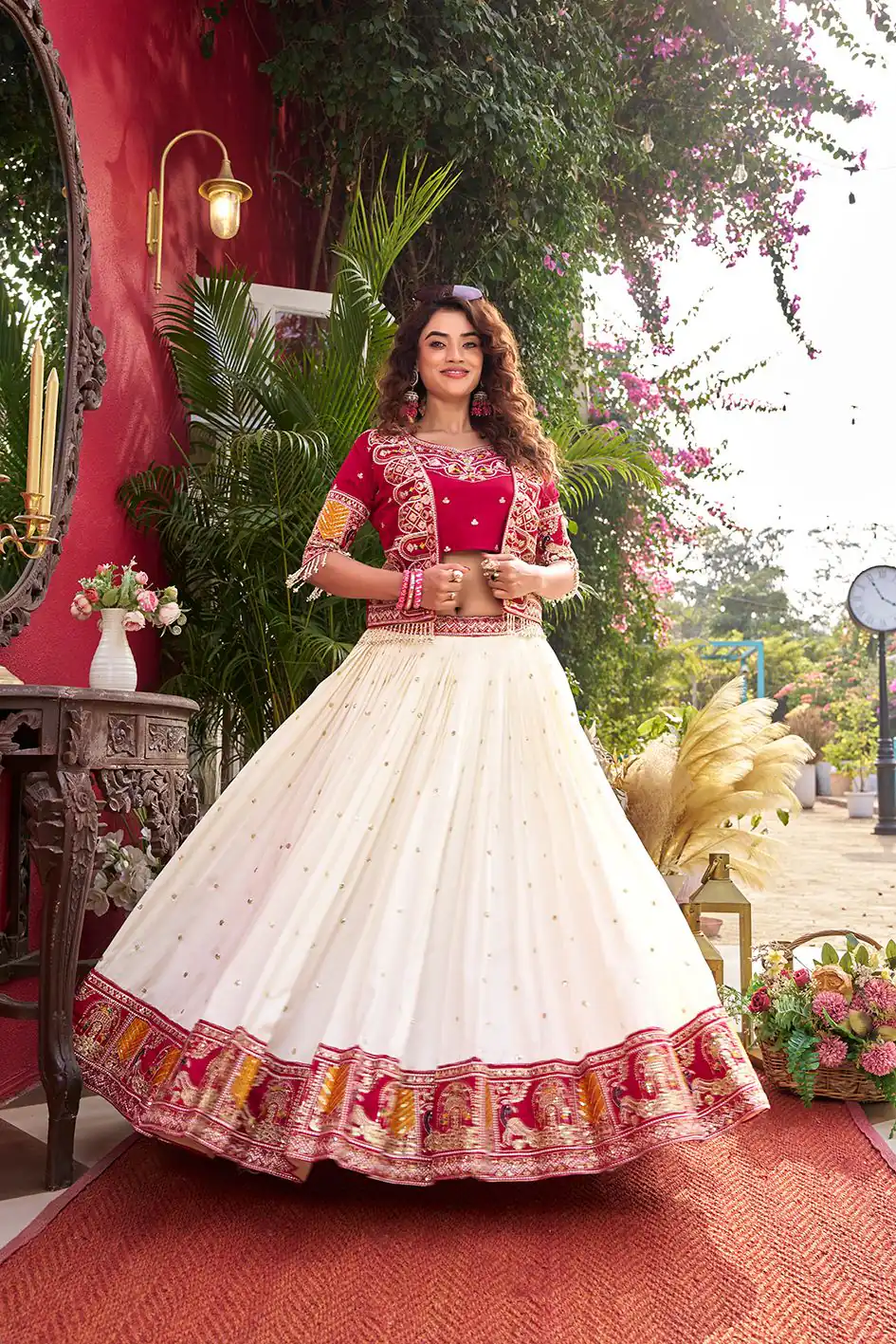 Ram 172 Pink in Color Vichitra Silk Embroidery Work Lehenga Choli . Now at just ₹2649. Delivery 4-6 Working Days. Shop now. | Lehenga, Bollywood Lehenga, Creative Lehenga, Designer Lehenga, Embroidered Lehenga, Party Wear Lehenga