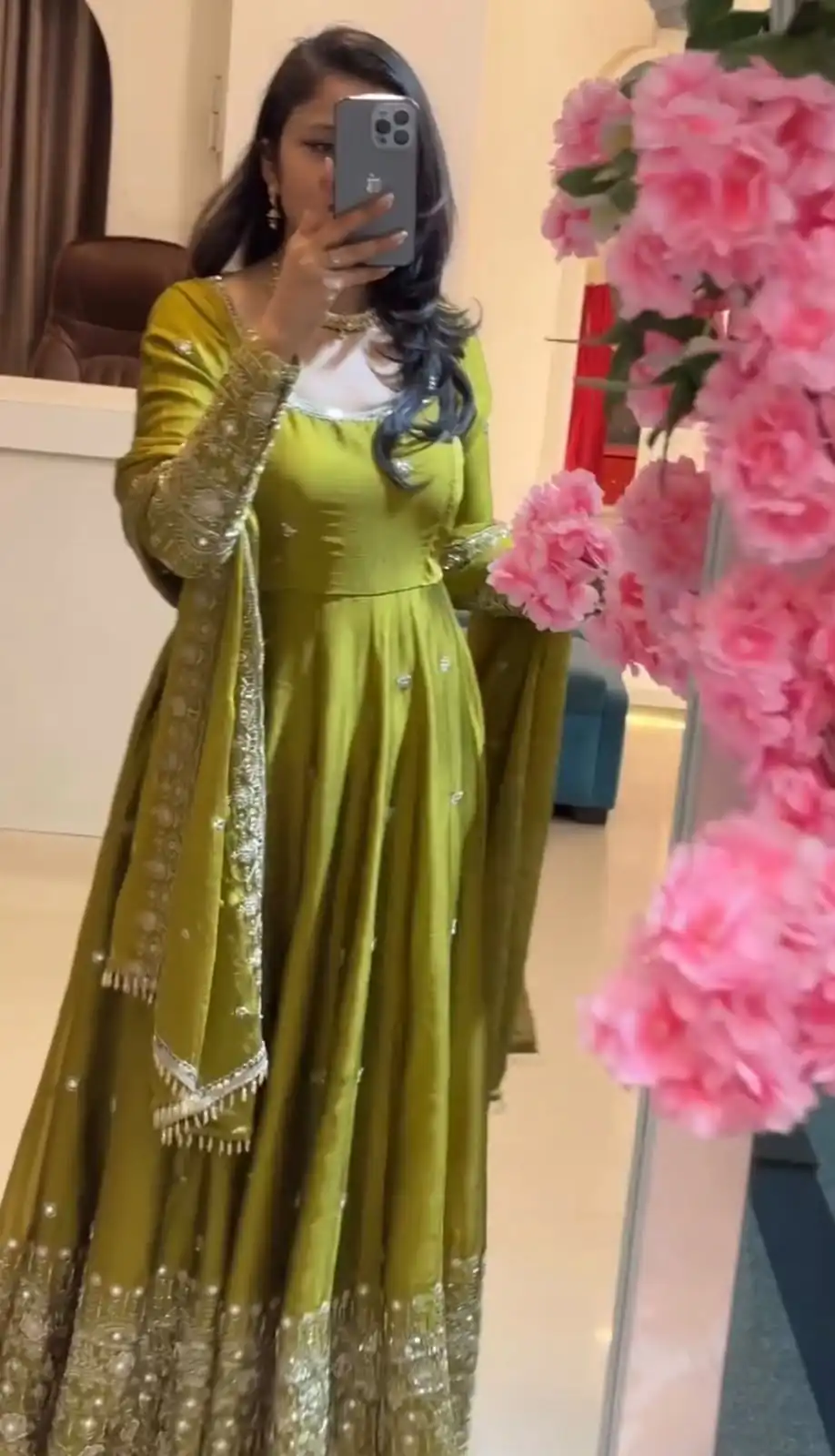 SSR 544 Lime Yellow in Crunchy Silk Embroidery Work & Lace Work Gown . Special Price ₹2399. Delivery 4-6 Working Days. Shop now. | Gowns, Bollywood Gowns, Creative Gowns, Designer Gowns, Embroidered Gowns, Party Wear Gowns