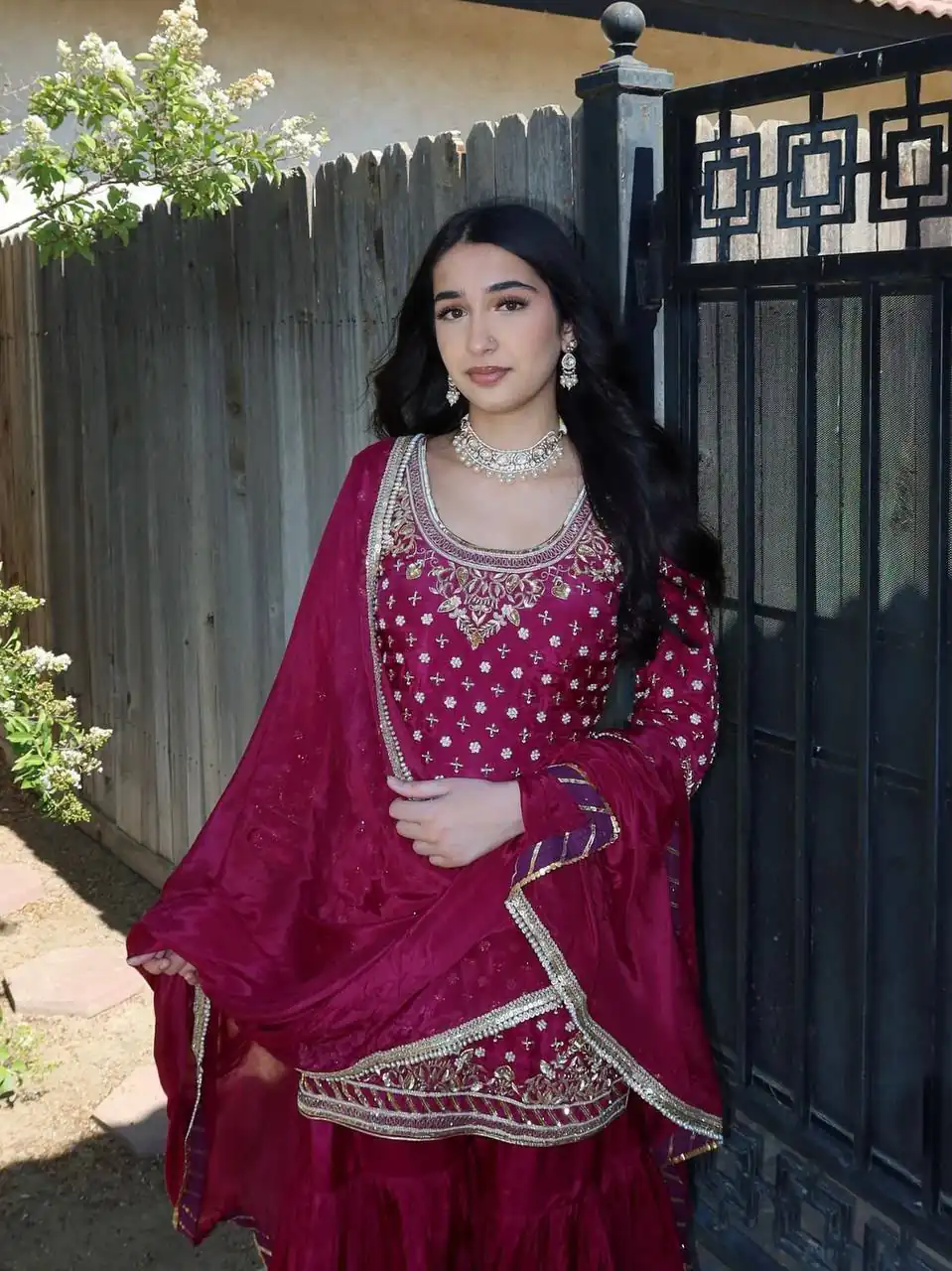 ZD 10003 Red in Color Natural Crepe Embroidery Work Salwar Suit . Affordable Price ₹2099. Delivery 4-6 Working Days. Shop now. | Jump Suits, Salwar suit, Designer Suits, Casual Suits, Creative suits, Palazzo Suits, Party Wear Suits, Patiala Suits, Straight Suits