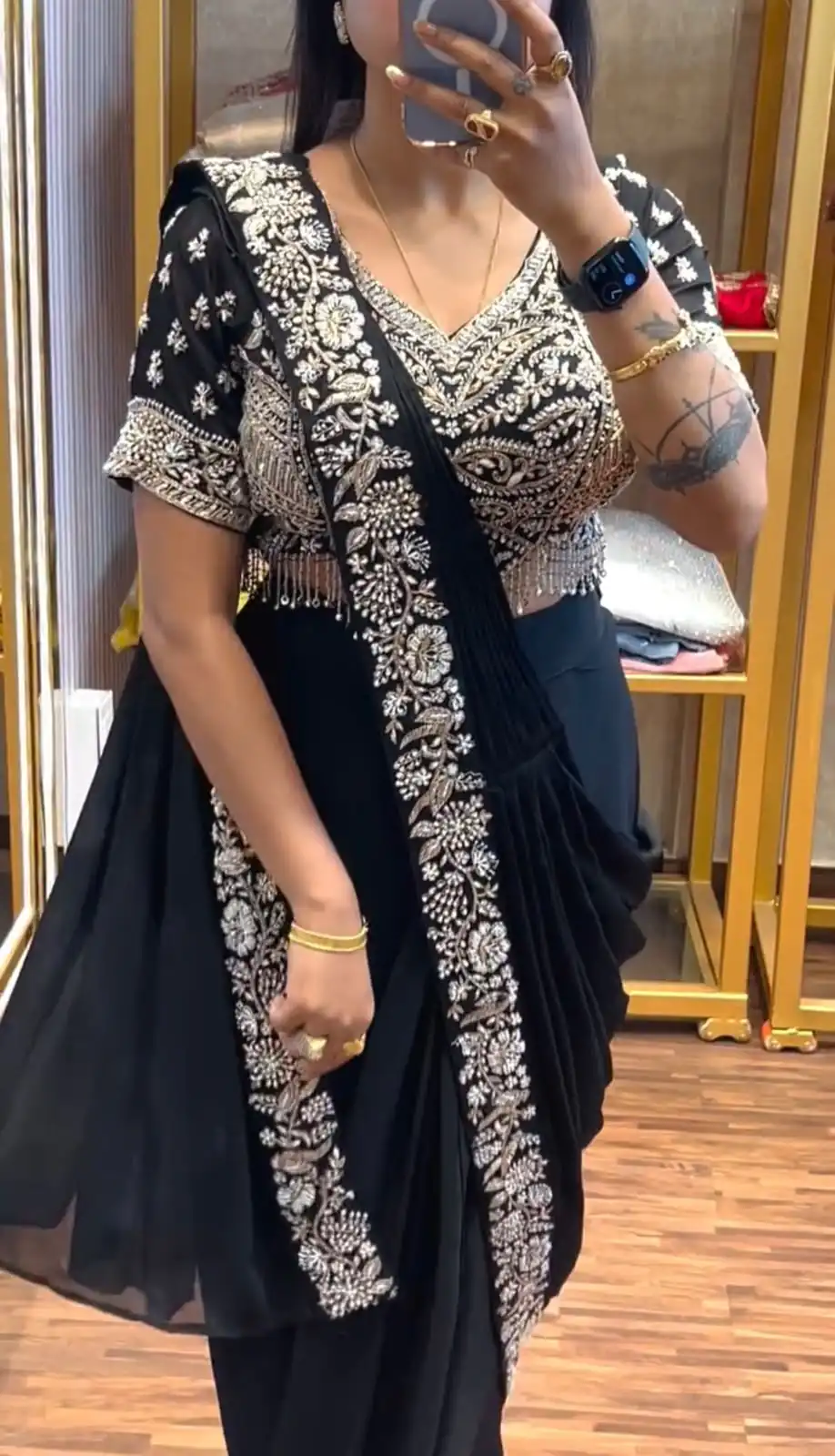 PST 1177 Black Chinon Saree erfect for Wedding, Party, Baisakhi, Bridal Wear, Onam – . Special Price ₹2099. Delivery 4-6 Working Days. Shop now. | Sarees, Bollywood Sarees, Creative Sarees, Designer Sarees, Embroidered Sarees, Ethnic Saree, Modern Digital sarees, Party Wear Sarees