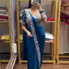 PST 1177 Blue Chinon Saree erfect for Wedding, Party, Baisakhi, Bridal Wear, Onam – . Special Price ₹2099. Delivery 4-6 Working Days. Shop now. | Sarees, Bollywood Sarees, Creative Sarees, Designer Sarees, Embroidered Sarees, Ethnic Saree, Modern Digital sarees, Party Wear Sarees