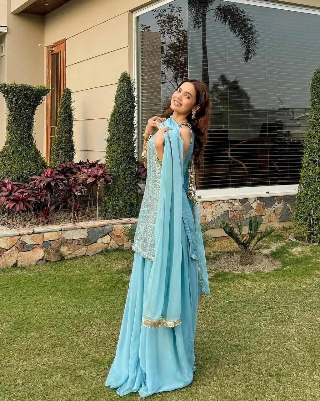 ZD 10010 Blue in Fox Georgette. Sequins Work & Embroidery Work Salwar Suit Special Price ₹2399. Delivery 4-6 Working Days. Shop now. | Jump Suits, Salwar suit, Designer Suits, Casual Suits, Creative suits, Palazzo Suits, Party Wear Suits, Patiala Suits, Straight Suits