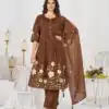 DIVA 159 Brown with Embroidery Work & Cut Work Brown Pure Cotton Salwar Suit . Exclusive Offer ₹2499. Delivery 4-6 Working Days. Shop now. | Jump Suits, Salwar suit, Designer Suits, Casual Suits, Creative suits, Palazzo Suits, Party Wear Suits, Patiala Suits, Straight Suits