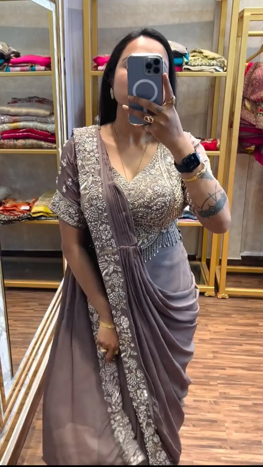 PST 1177 Dusty Rose Chinon Saree erfect for Wedding, Party, Baisakhi, Bridal Wear, Onam – . Special Price ₹2099. Delivery 4-6 Working Days. Shop now. | Sarees, Bollywood Sarees, Creative Sarees, Designer Sarees, Embroidered Sarees, Ethnic Saree, Modern Digital sarees, Party Wear Sarees
