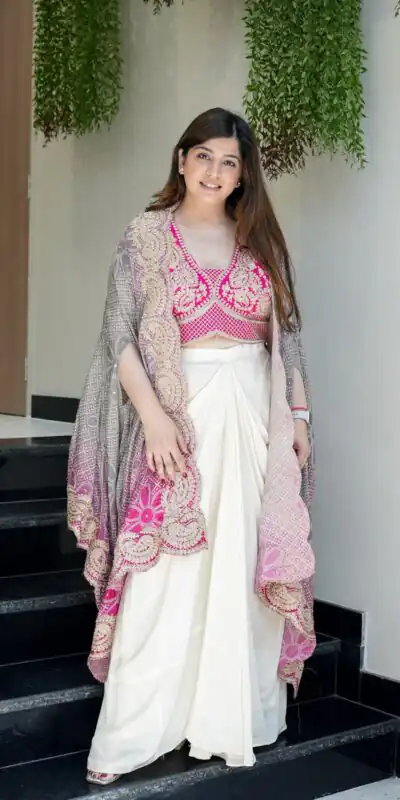 BE 339 Pink Crape Silk Dhoti suit with Sequins Work & Embroidery Work. Exclusive Offer ₹2399. Delivery 4-6 Working Days. Shop now. | Jump Suits, Salwar suit, Designer Suits, Casual Suits, Creative suits, Palazzo Suits, Party Wear Suits, Patiala Suits, Straight Suits