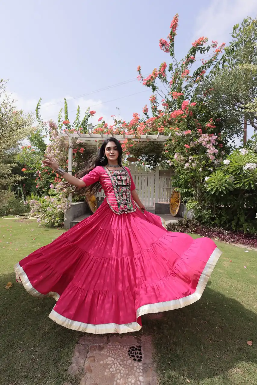 PKA 5078 Pink Kora Cotton Lehenga Choli erfect for Wedding, Party, Haldi, Traditional Day, Makar Sankranti – . Special Price ₹2649. Delivery 4-6 Working | Lehenga, Bollywood Lehenga, Creative Lehenga, Designer Lehenga, Embroidered Lehenga, Party Wear Lehenga