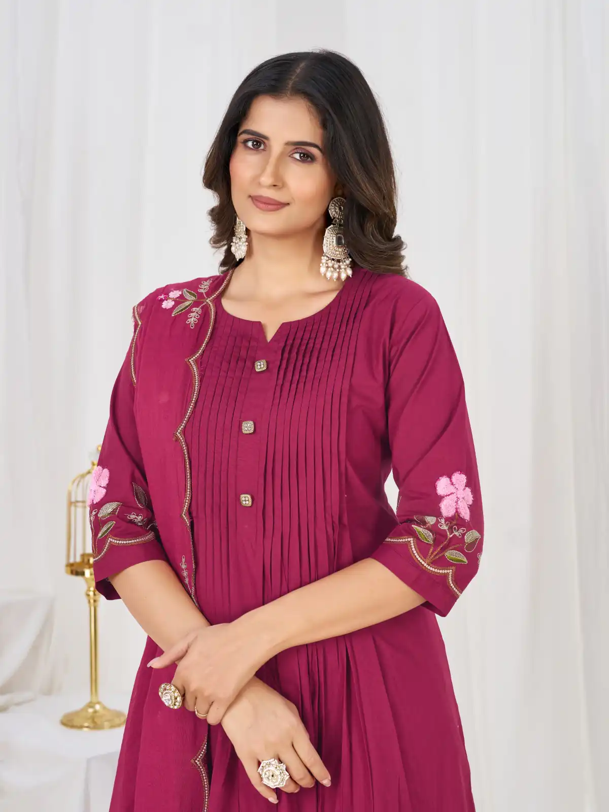 DIVA 159 Pink with Embroidery Work & Cut Work Brown Pure Cotton Salwar Suit . Exclusive Offer ₹2499. Delivery 4-6 Working Days. Shop now. | Jump Suits, Salwar suit, Designer Suits, Casual Suits, Creative suits, Palazzo Suits, Party Wear Suits, Patiala Suits, Straight Suits