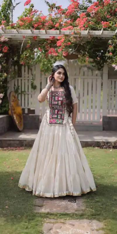 PKA 5078 White Kora Cotton Lehenga Choli erfect for Wedding, Party, Haldi, Traditional Day, Makar Sankranti – . Special Price ₹2649. Delivery 4-6 Working | Lehenga, Bollywood Lehenga, Creative Lehenga, Designer Lehenga, Embroidered Lehenga, Party Wear Lehenga