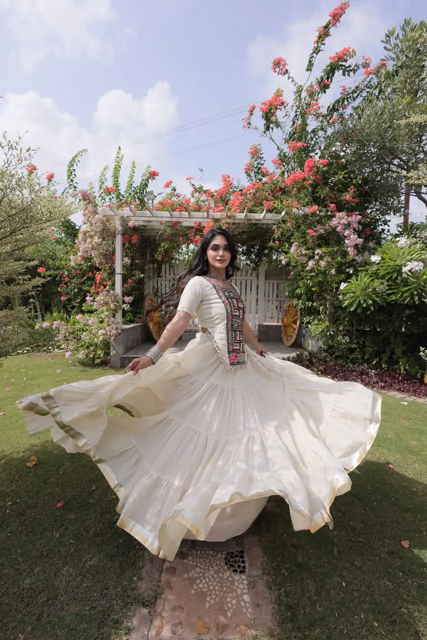 PKA 5078 White Kora Cotton Lehenga Choli erfect for Wedding, Party, Haldi, Traditional Day, Makar Sankranti – . Special Price ₹2649. Delivery 4-6 Working | Lehenga, Bollywood Lehenga, Creative Lehenga, Designer Lehenga, Embroidered Lehenga, Party Wear Lehenga