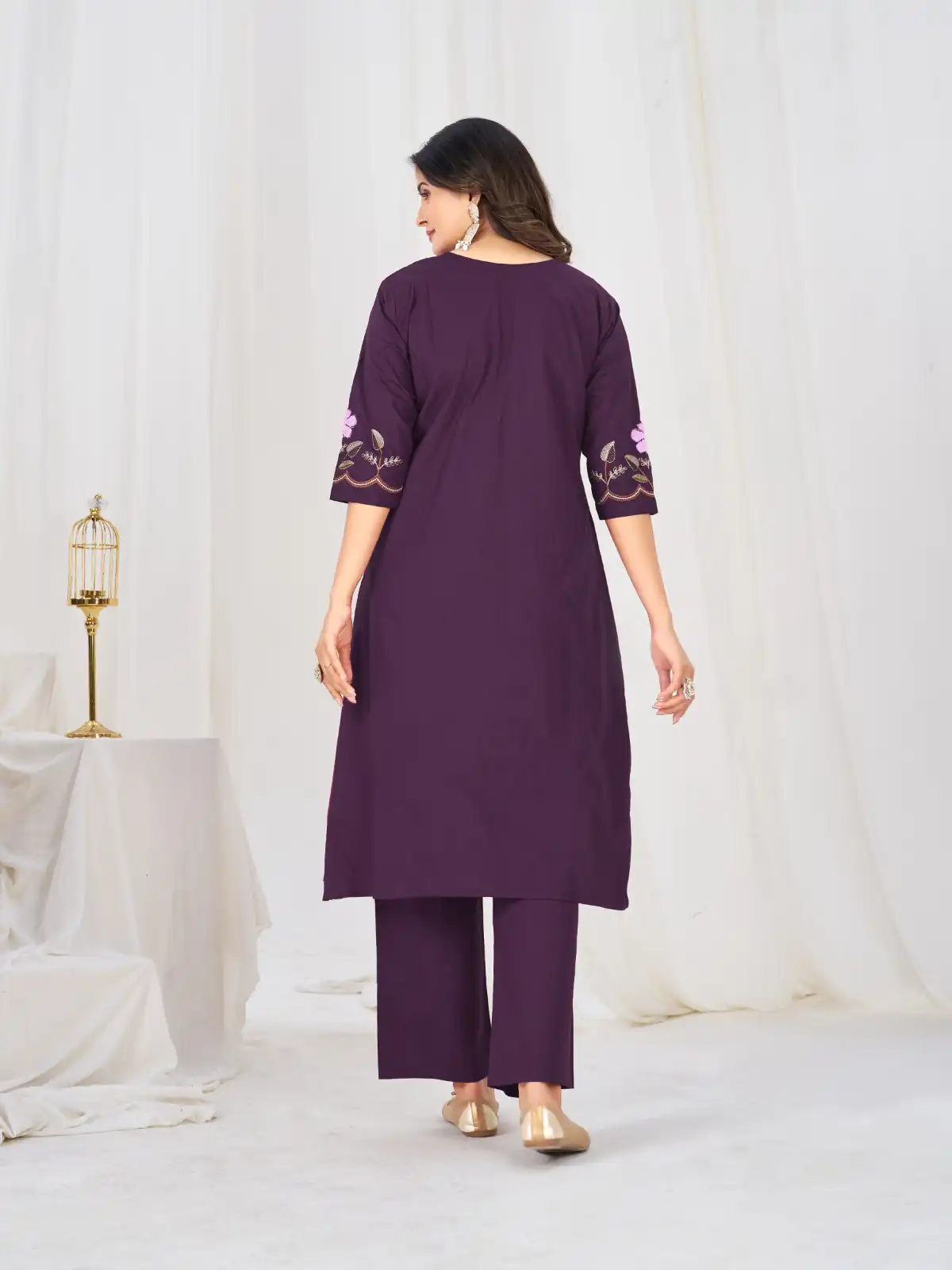 DIVA 159 Wine with Embroidery Work & Cut Work Brown Pure Cotton Salwar Suit . Exclusive Offer ₹2499. Delivery 4-6 Working Days. Shop now. | Jump Suits, Salwar suit, Designer Suits, Casual Suits, Creative suits, Palazzo Suits, Party Wear Suits, Patiala Suits, Straight Suits