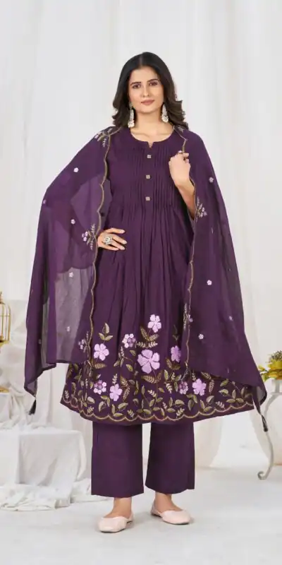 DIVA 159 Wine with Embroidery Work & Cut Work Brown Pure Cotton Salwar Suit . Exclusive Offer ₹2499. Delivery 4-6 Working Days. Shop now. | Jump Suits, Salwar suit, Designer Suits, Casual Suits, Creative suits, Palazzo Suits, Party Wear Suits, Patiala Suits, Straight Suits