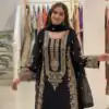 SR 1716 Black Colour Faux Georgette Salwar Suit with Lace Work. Introductory Price ₹2449. Delivery 4-6 Working Days. Shop now. | Jump Suits, Salwar suit, Designer Suits, Casual Suits, Creative suits, Palazzo Suits, Party Wear Suits, Patiala Suits, Straight Suits