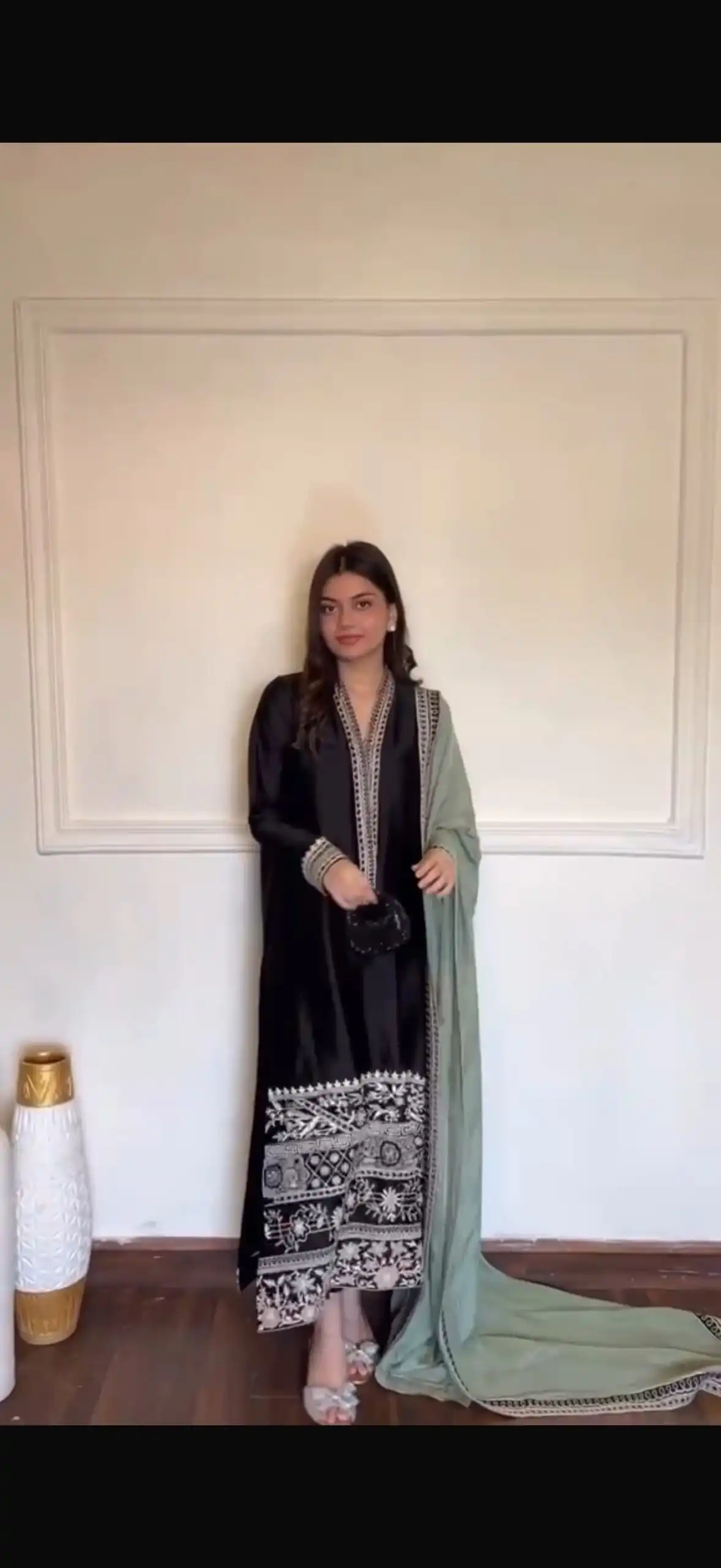KD 1632 Black | Glass Salwar Suit with Thread Embroidery & Embroidery Work. Get it for ₹2449. Delivery 4-6 Working Days. Shop now. | Jump Suits, Salwar suit, Designer Suits, Casual Suits, Creative suits, Palazzo Suits, Party Wear Suits, Patiala Suits, Straight Suits