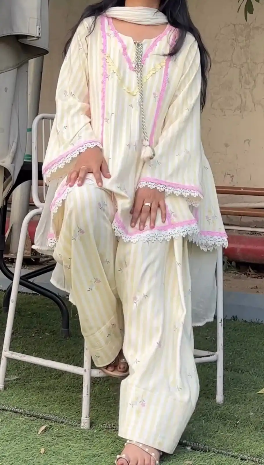 SRK 5356 Cream Natural Crep Salwar Suit Brown with Embroidery Work. Exclusive Offer ₹1899. Delivery 4-6 Working Days. Shop now. | Jump Suits, Salwar suit, Designer Suits, Casual Suits, Creative suits, Palazzo Suits, Party Wear Suits, Patiala Suits, Straight Suits