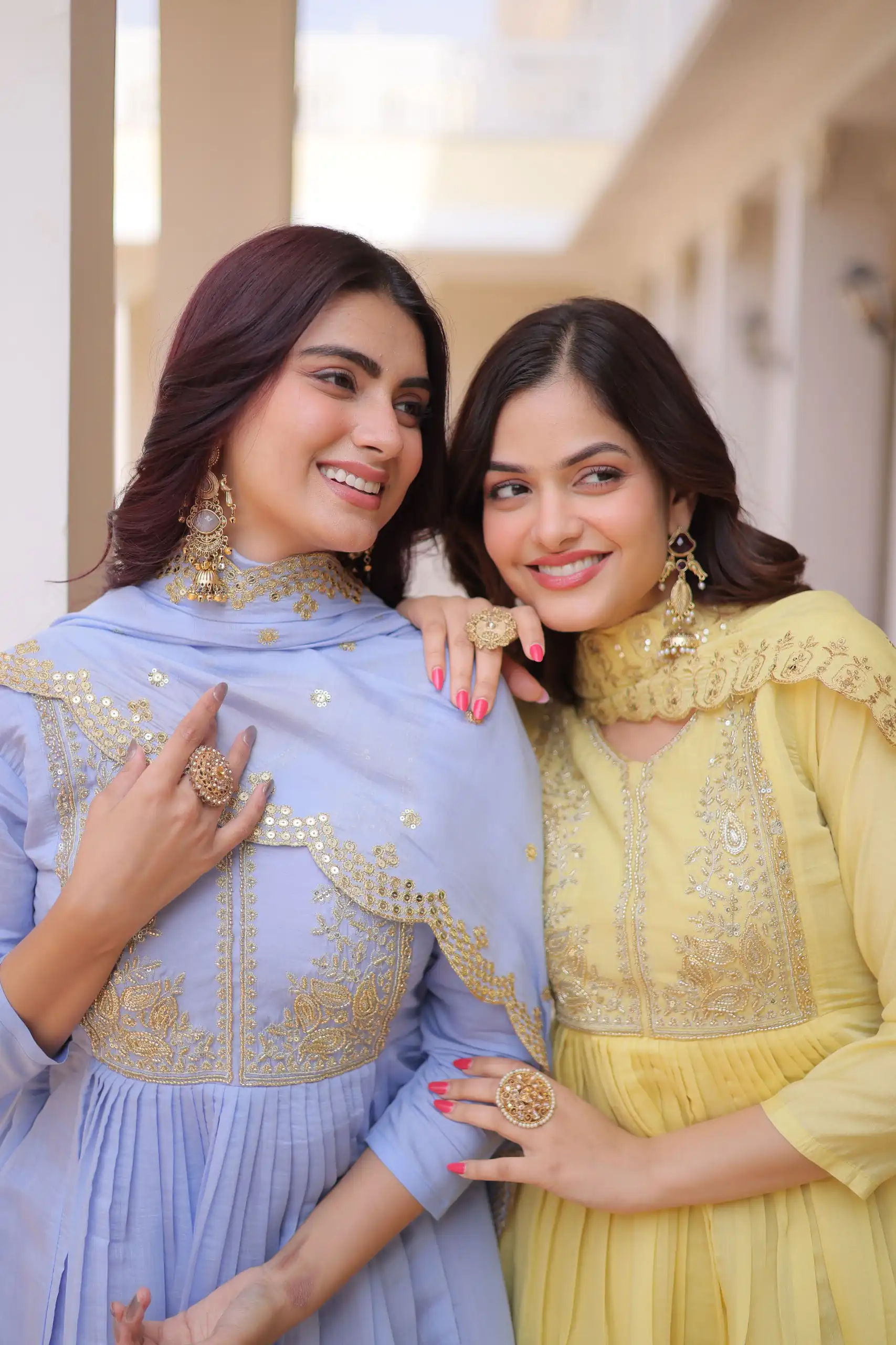 KA 1241 Lemon Yellow Roman Silk Gown. Perfect for Wedding, Party, Traditional Day, Sangeet, – Exclusive Offer ₹2599. Delivery 4-6 Working Days. Shop now | Gowns, Bollywood Gowns, Creative Gowns, Designer Gowns, Embroidered Gowns, Party Wear Gowns