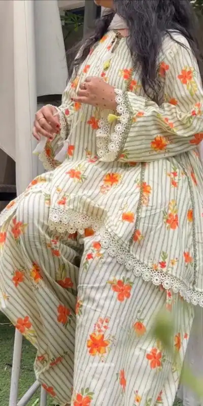 SRK 5362 Off White Natural Crep Lace Work & Digital Print Salwar Suit . Exclusive Offer ₹1899. Delivery 4-6 Working Days. Shop now. | Jump Suits, Salwar suit, Designer Suits, Casual Suits, Creative suits, Palazzo Suits, Party Wear Suits, Patiala Suits, Straight Suits