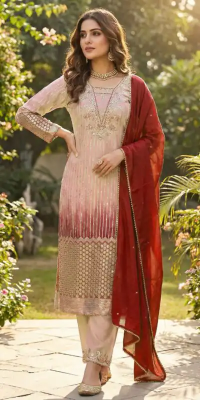 BE 445 Peach in Chinon Lace Work & Embroidery Work Salwar Suit . Affordable Price ₹2049. Delivery 4-6 Working Days. Shop now. | Jump Suits, Salwar suit, Designer Suits, Casual Suits, Creative suits, Palazzo Suits, Party Wear Suits, Patiala Suits, Straight Suits