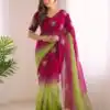 SC 1052 Pink Fendy Silk Saree Perfect for Wedding, Party, Baby Shower, Pongal, Housewarming – . Available at ₹1799 only. Delivery 4-6 Working Days. | Sarees, Bollywood Sarees, Creative Sarees, Designer Sarees, Embroidered Sarees, Ethnic Saree, Modern Digital sarees, Party Wear Sarees