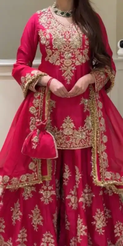 MT 1079 Pink Natural Silk Salwar Suit with Sequins Work & Embroidery Work. Special Price ₹2449. Delivery 4-6 Working Days. Shop now. | Jump Suits, Salwar suit, Designer Suits, Casual Suits, Creative suits, Palazzo Suits, Party Wear Suits, Patiala Suits, Straight Suits