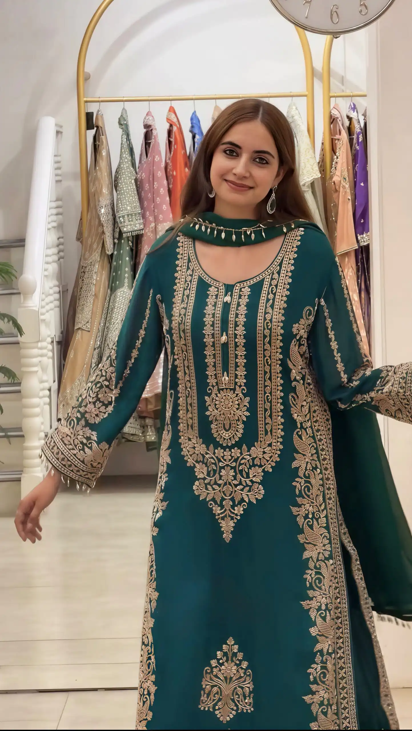 SR 1716 Teal Colour Faux Georgette Salwar Suit with Lace Work. Introductory Price ₹2449. Delivery 4-6 Working Days. Shop now. | Jump Suits, Salwar suit, Designer Suits, Casual Suits, Creative suits, Palazzo Suits, Party Wear Suits, Patiala Suits, Straight Suits
