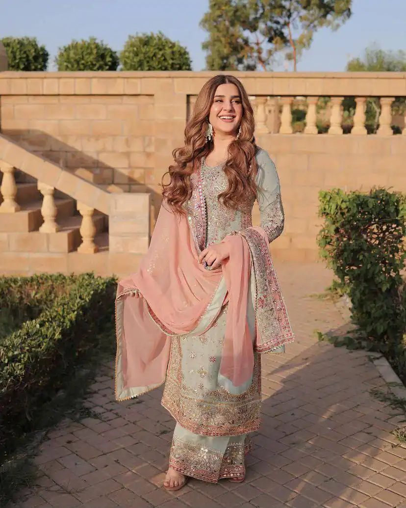 ZD 10099 Blue Fox Georgette Salwar Suit with Sequins Work & Embroidery Work. Get it for ₹2399. Delivery 4-6 Working Days. Shop now. | Jump Suits, Salwar suit, Designer Suits, Casual Suits, Creative suits, Palazzo Suits, Party Wear Suits, Patiala Suits, Straight Suits