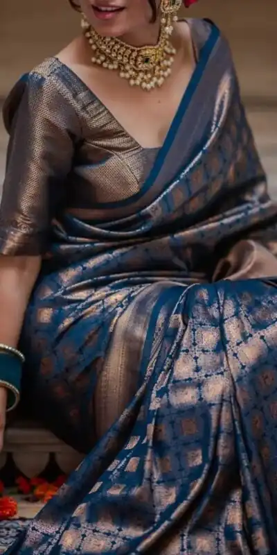 KPR 237 Blue Soft Lichi Silk Cloth Saree Perfect for Wedding, Party, Family Gatherings, Sangeet, Ethnic Day – . Festive Deal ₹1299. Delivery 4-6 Workin | Sarees, Bollywood Sarees, Creative Sarees, Designer Sarees, Embroidered Sarees, Ethnic Saree, Modern Digital sarees, Party Wear Sarees