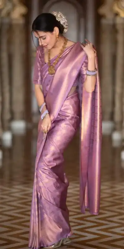KPR 237 Lavender Soft Lichi Silk Cloth Saree Perfect for Wedding, Party, Family Gatherings, Sangeet, Ethnic Day – . Festive Deal ₹1299. Delivery 4-6 Workin | Sarees, Bollywood Sarees, Creative Sarees, Designer Sarees, Embroidered Sarees, Ethnic Saree, Modern Digital sarees, Party Wear Sarees