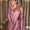 KPR 237 Lavender Soft Lichi Silk Cloth Saree Perfect for Wedding, Party, Family Gatherings, Sangeet, Ethnic Day – . Festive Deal ₹1299. Delivery 4-6 Workin | Sarees, Bollywood Sarees, Creative Sarees, Designer Sarees, Embroidered Sarees, Ethnic Saree, Modern Digital sarees, Party Wear Sarees