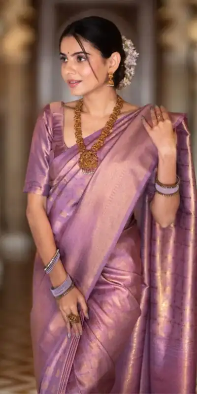 KPR 237 Lavender Soft Lichi Silk Cloth Saree Perfect for Wedding, Party, Family Gatherings, Sangeet, Ethnic Day – . Festive Deal ₹1299. Delivery 4-6 Workin | Sarees, Bollywood Sarees, Creative Sarees, Designer Sarees, Embroidered Sarees, Ethnic Saree, Modern Digital sarees, Party Wear Sarees