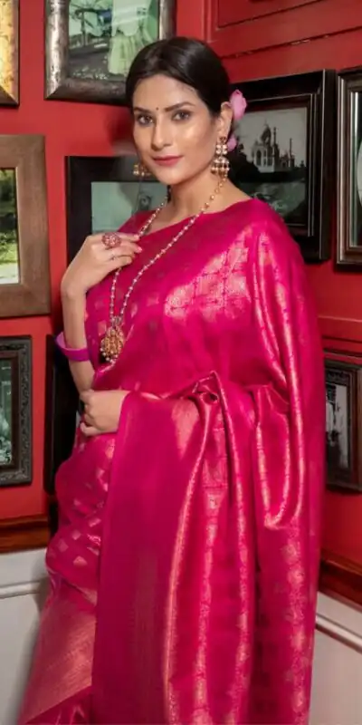 KPR 237 Pink Soft Lichi Silk Cloth Saree Perfect for Wedding, Party, Family Gatherings, Sangeet, Ethnic Day – . Festive Deal ₹1299. Delivery 4-6 Workin | Sarees, Bollywood Sarees, Creative Sarees, Designer Sarees, Embroidered Sarees, Ethnic Saree, Modern Digital sarees, Party Wear Sarees