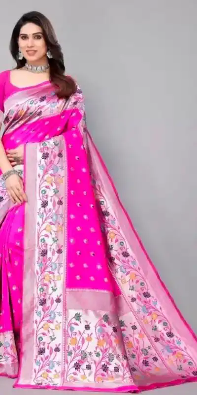 KPR 295 Pink Soft Lichi Silk Cloth Saree Perfect for Wedding, Party, Family Gatherings, Sangeet, Ethnic Day – . Festive Deal ₹1449. Delivery 4-6 Workin | Sarees, Bollywood Sarees, Creative Sarees, Designer Sarees, Embroidered Sarees, Ethnic Saree, Modern Digital sarees, Party Wear Sarees