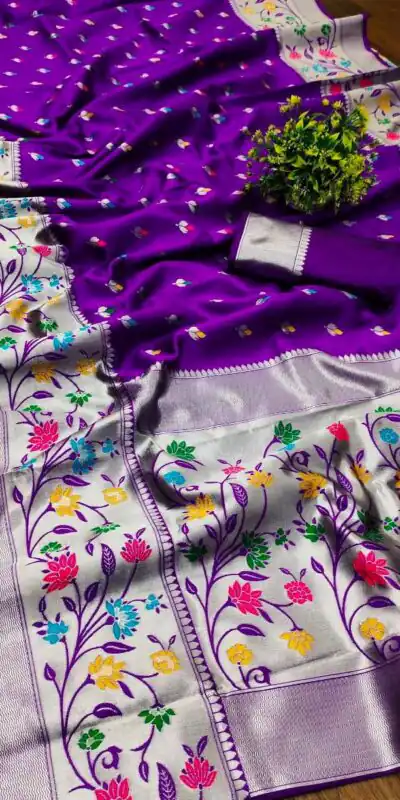 KPR 295 Purple Soft Lichi Silk Cloth Saree Perfect for Wedding, Party, Family Gatherings, Sangeet, Ethnic Day – . Festive Deal ₹1449. Delivery 4-6 Working | Sarees, Bollywood Sarees, Creative Sarees, Designer Sarees, Embroidered Sarees, Ethnic Saree, Modern Digital sarees, Party Wear Sarees