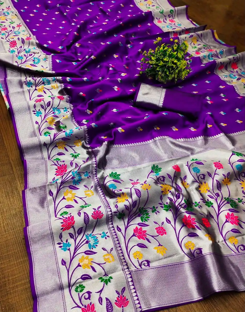 KPR 295 Purple Soft Lichi Silk Cloth Saree Perfect for Wedding, Party, Family Gatherings, Sangeet, Ethnic Day – . Festive Deal ₹1449. Delivery 4-6 Working | Sarees, Bollywood Sarees, Creative Sarees, Designer Sarees, Embroidered Sarees, Ethnic Saree, Modern Digital sarees, Party Wear Sarees