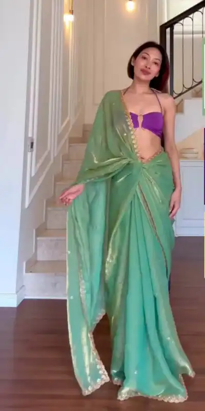 KD 633 Sea Green | Sea Green Fendy Silk Saree with Sequins Work. Festive Deal ₹1849. Delivery 4-6 Working Days. Shop now. | Sarees, Bollywood Sarees, Creative Sarees, Designer Sarees, Embroidered Sarees, Ethnic Saree, Modern Digital sarees, Party Wear Sarees