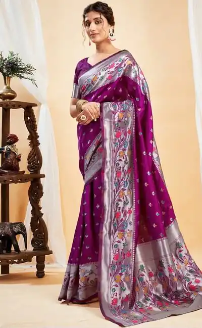 KPR 295 Wine Soft Lichi Silk Cloth Saree Perfect for Wedding, Party, Family Gatherings, Sangeet, Ethnic Day – . Festive Deal ₹1449. Delivery 4-6 Workin | Sarees, Bollywood Sarees, Creative Sarees, Designer Sarees, Embroidered Sarees, Ethnic Saree, Modern Digital sarees, Party Wear Sarees