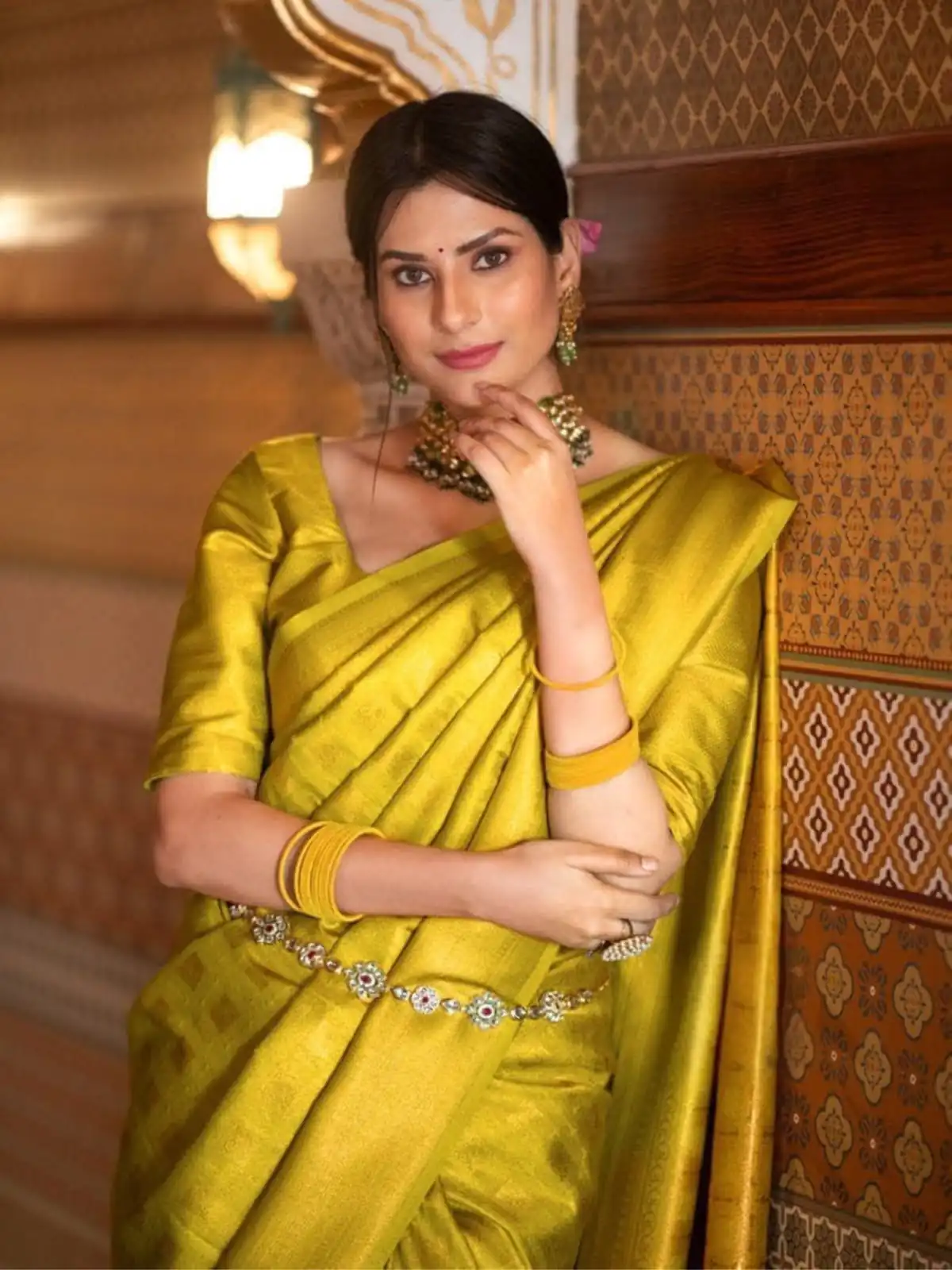 KPR 237 Yellow Soft Lichi Silk Cloth Saree Perfect for Wedding, Party, Family Gatherings, Sangeet, Ethnic Day – . Festive Deal ₹1299. Delivery 4-6 Workin | Sarees, Bollywood Sarees, Creative Sarees, Designer Sarees, Embroidered Sarees, Ethnic Saree, Modern Digital sarees, Party Wear Sarees