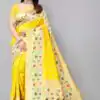 KPR 295 Yellow Soft Lichi Silk Cloth Saree Perfect for Wedding, Party, Family Gatherings, Sangeet, Ethnic Day – . Festive Deal ₹1449. Delivery 4-6 Workin | Sarees, Bollywood Sarees, Creative Sarees, Designer Sarees, Embroidered Sarees, Ethnic Saree, Modern Digital sarees, Party Wear Sarees