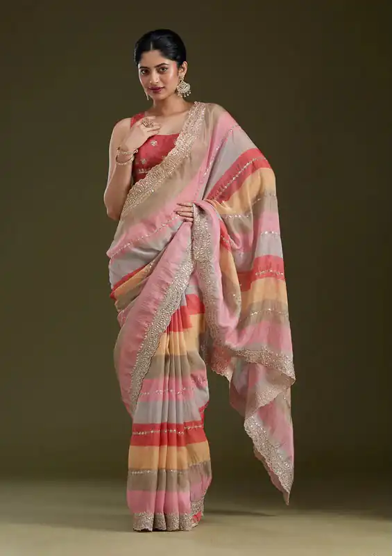 NC 5564 Multi Color Goldy Silk Saree with Zari Work & Embroidery Work. Best Price ₹2149. Delivery 4-6 Working Days. Shop now. | Sarees, Bollywood Sarees, Creative Sarees, Designer Sarees, Embroidered Sarees, Ethnic Saree, Modern Digital sarees, Party Wear Sarees