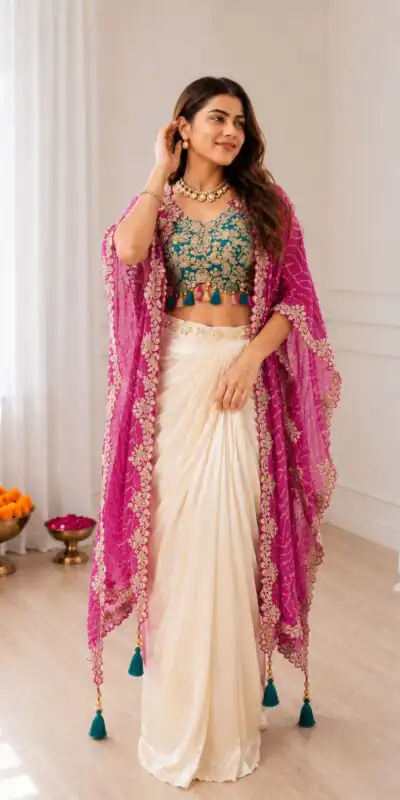 BB 48 Pink Crepe Silk Dhoti Suit Perfect for Wedding, Party, Festival Celebrations, Holi, Pooja – . Introductory Price ₹2099. Delivery 4-6 Working | Jump Suits, Salwar suit, Designer Suits, Casual Suits, Creative suits, Palazzo Suits, Party Wear Suits, Patiala Suits, Straight Suits