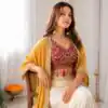 Perfect for Wedding, Party, Festival Celebrations, Holi, Pooja – BB 48 Yellow Yellow Crepe Silk Dhoti Suit. Introductory Price ₹2099. Delivery 4-6 Working | Jump Suits, Salwar suit, Designer Suits, Casual Suits, Creative suits, Palazzo Suits, Party Wear Suits, Patiala Suits, Straight Suits