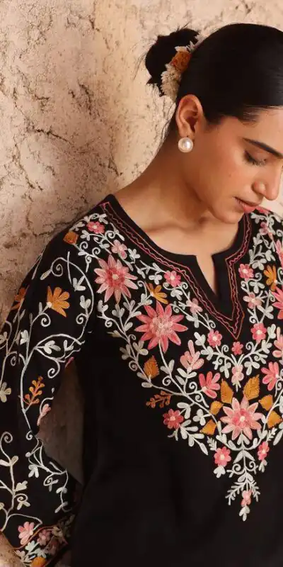 ND 5058 Black | Black Roman Silk Salwar Suit with Embroidery Work. Grab it for ₹2099. Delivery 4-6 Working Days. Shop now. | Jump Suits, Salwar suit, Designer Suits, Casual Suits, Creative suits, Palazzo Suits, Party Wear Suits, Patiala Suits, Straight Suits
