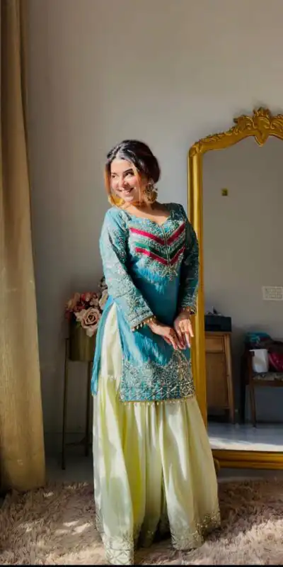 ZC NEHA Blue Mox Fendy Salwar Suit with Embroidery Work & Sequins Work. Get it for ₹2449. Delivery 4-6 Working Days. Shop now. | Jump Suits, Salwar suit, Designer Suits, Casual Suits, Creative suits, Palazzo Suits, Party Wear Suits, Patiala Suits, Straight Suits