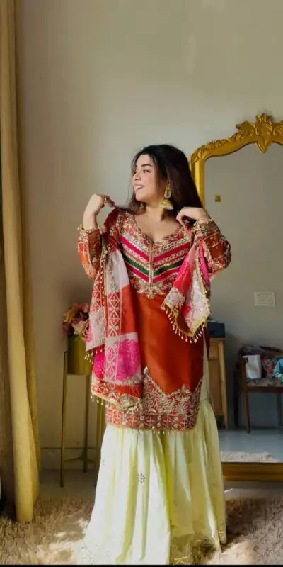 ZC NEHA Orange Mox Fendy Salwar Suit with Embroidery Work & Sequins Work. Get it for ₹2449. Delivery 4-6 Working Days. Shop now. | Jump Suits, Salwar suit, Designer Suits, Casual Suits, Creative suits, Palazzo Suits, Party Wear Suits, Patiala Suits, Straight Suits