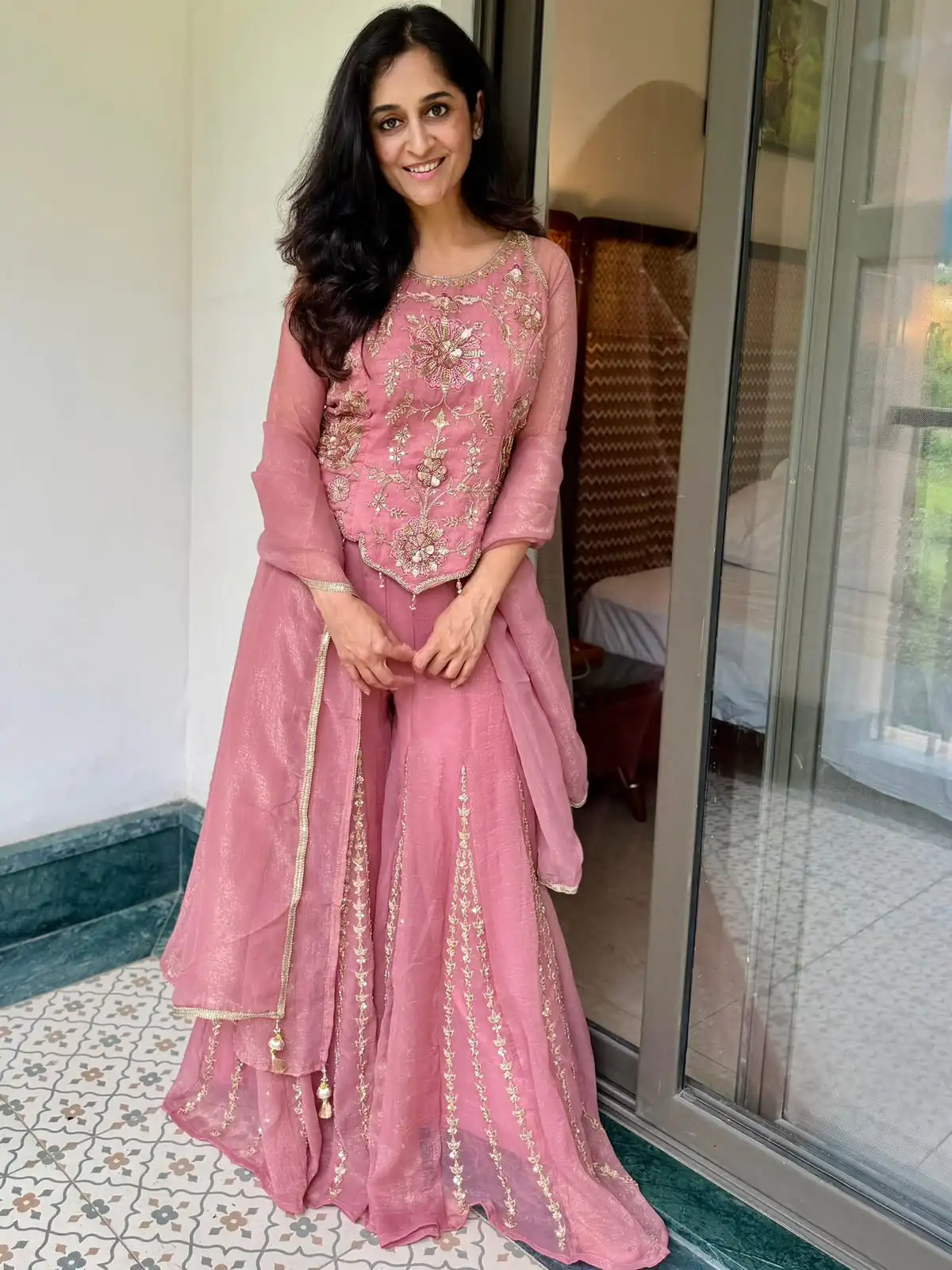 Perfect Pink Fendy Silk Embroidery Work Salwar Suit