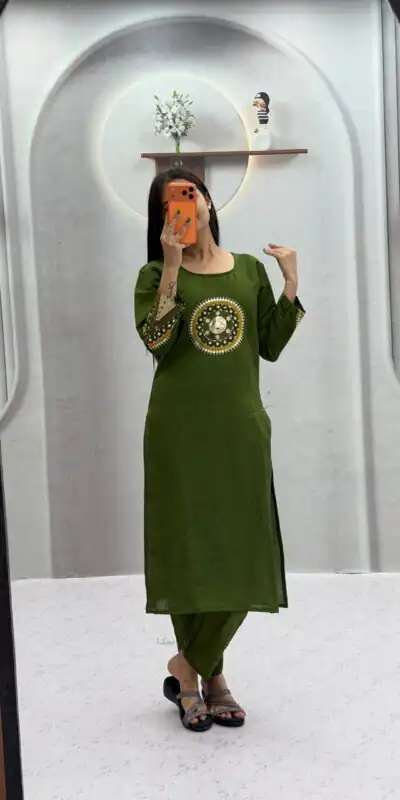 PC 598 Green Roman Silk Salwar Suit with Sequins Work & Embroidery Work. Available at ₹2099 only. Delivery 4-6 Working Days. Shop now. | Jump Suits, Salwar suit, Designer Suits, Casual Suits, Creative suits, Palazzo Suits, Party Wear Suits, Patiala Suits, Straight Suits