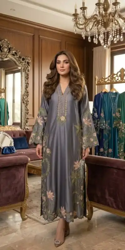 ST 249 Grey Roman Silk Salwar Suit with Sequins Work & Embroidery Work. Available at ₹2099 only. Delivery 4-6 Working Days. Shop now. | Jump Suits, Salwar suit, Designer Suits, Casual Suits, Creative suits, Palazzo Suits, Party Wear Suits, Patiala Suits, Straight Suits