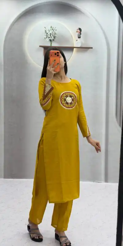 PC 598 Mustered Roman Silk Salwar Suit with Sequins Work & Embroidery Work. Available at ₹2099 only. Delivery 4-6 Working Days. Shop now. | Jump Suits, Salwar suit, Designer Suits, Casual Suits, Creative suits, Palazzo Suits, Party Wear Suits, Patiala Suits, Straight Suits