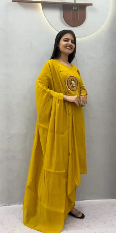 PC 598 Mustered Roman Silk Salwar Suit with Sequins Work & Embroidery Work. Available at ₹2099 only. Delivery 4-6 Working Days. Shop now. | Jump Suits, Salwar suit, Designer Suits, Casual Suits, Creative suits, Palazzo Suits, Party Wear Suits, Patiala Suits, Straight Suits